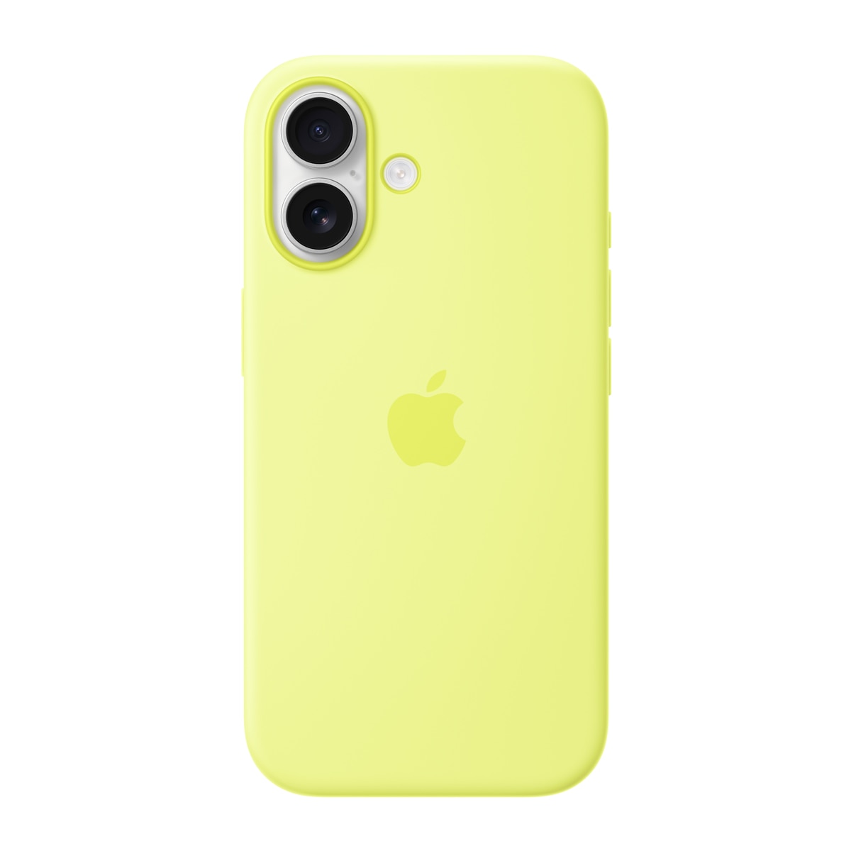 Imagen 0 de Funda de silicona Apple Amarillo neón con MagSafe para iPhone 17