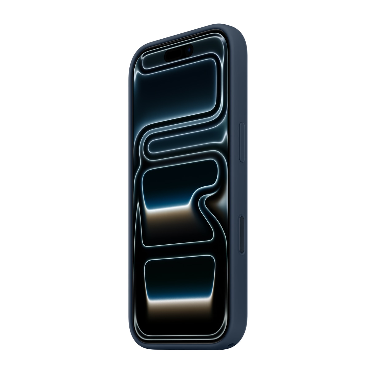 Funda de silicona Apple Medianoche con MagSafe para iPhone 17 Pro Medianoche-2