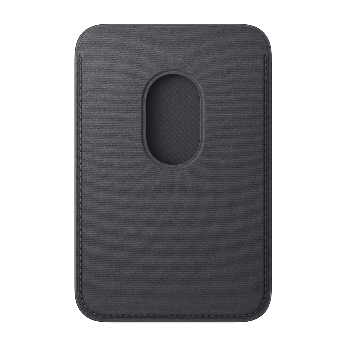 Cartera de trenzado fino Apple Negro con MagSafe Negro-2