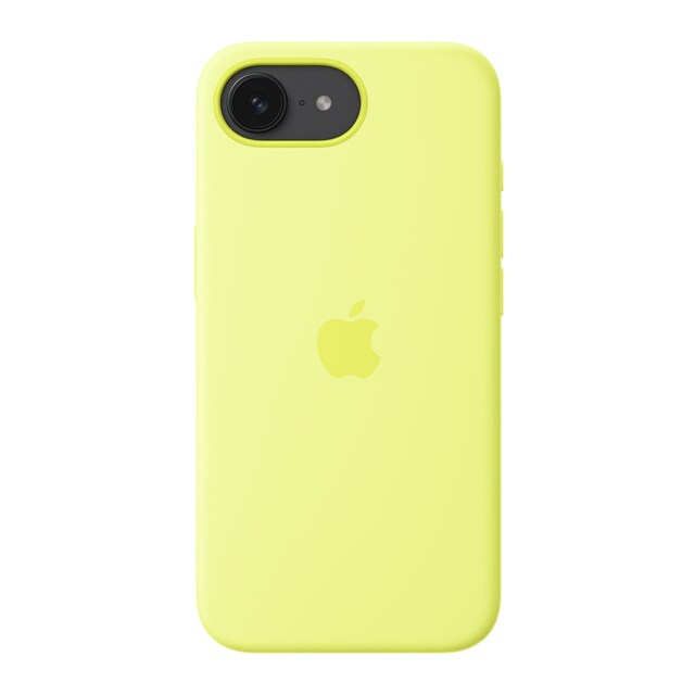 Imagen 0 de Funda de silicona Apple Amarillo neón para iPhone 16e