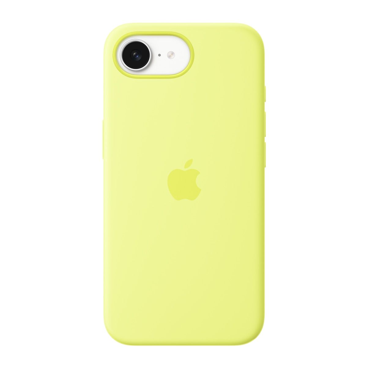 Funda de silicona Apple Amarillo neón para iPhone 16e - Amarillo neón Amarillo neón-3