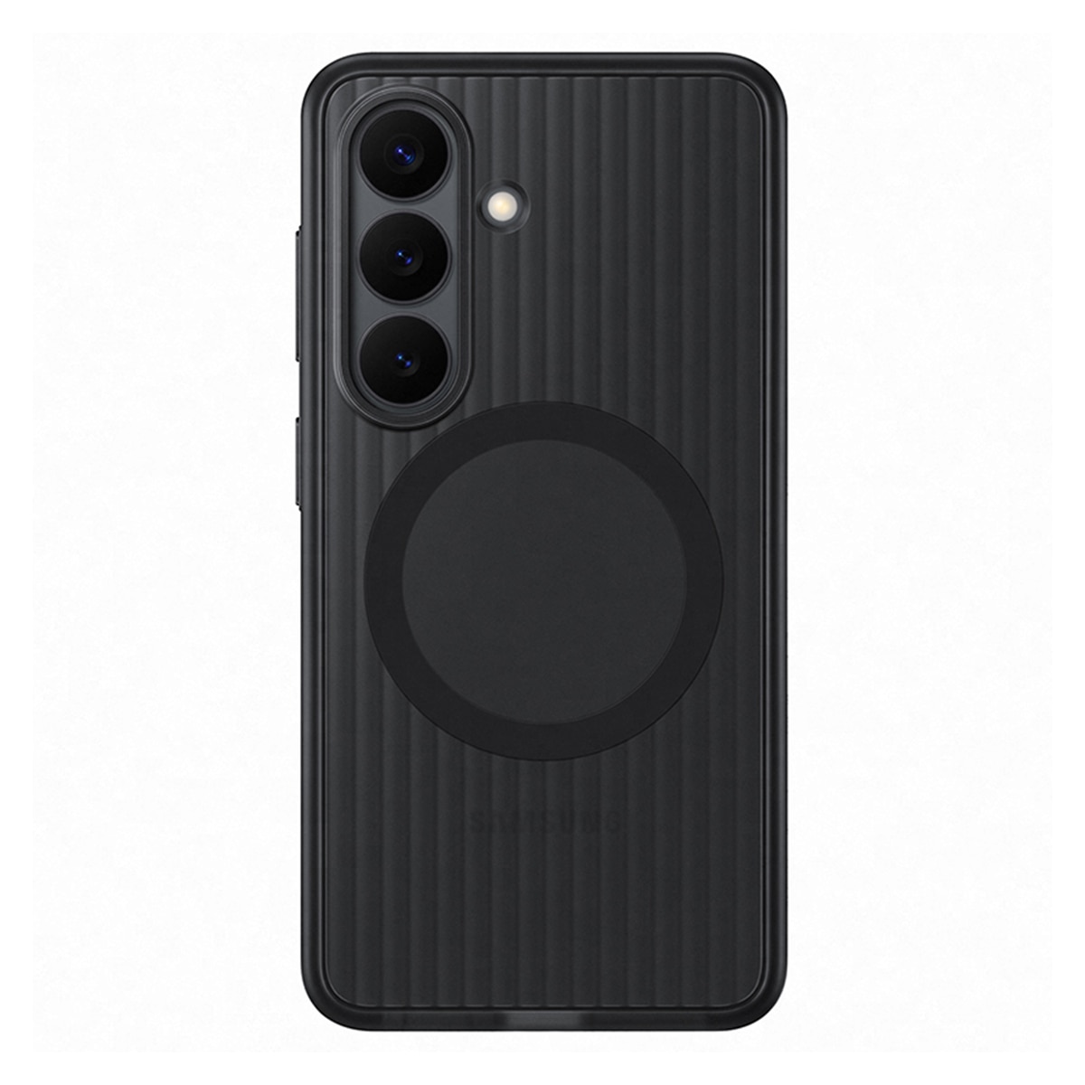 Imagen 0 de Funda rugerizada negra para Samsung Galaxy S26