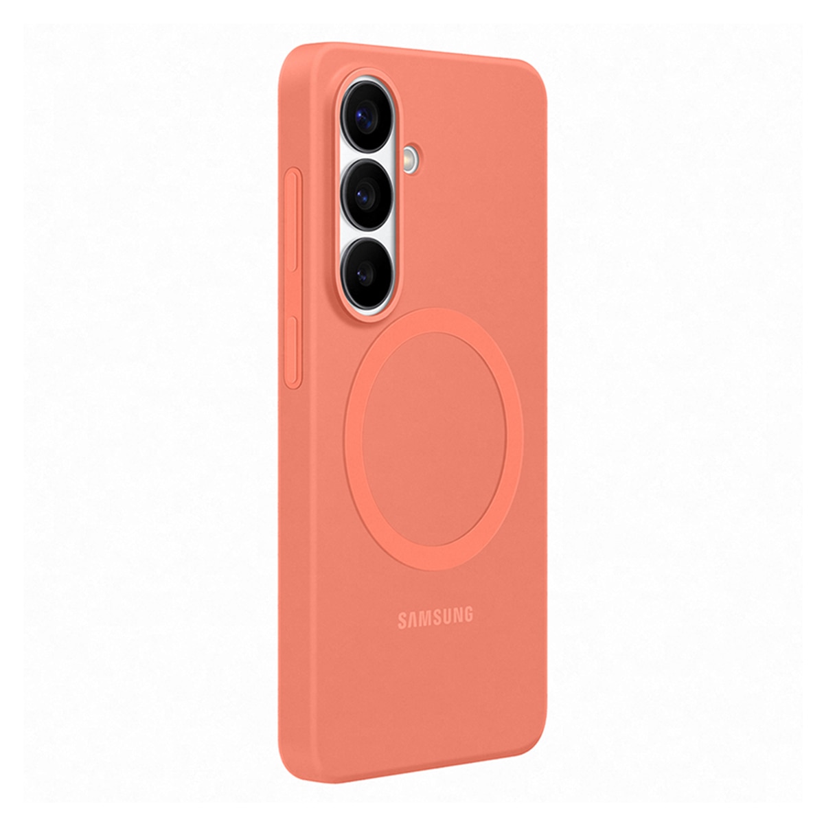 Funda silicona magnética roja para Samsung Galaxy S26 Rojo-2
