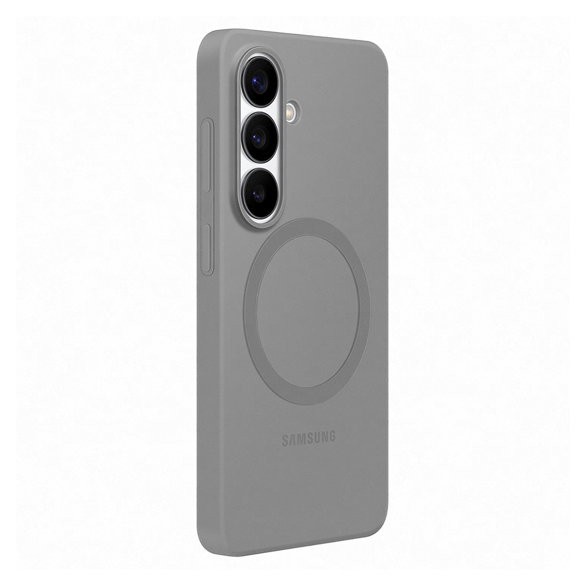 Capa Magnética de Silicone para Samsung Galaxy S26 - Cinzento Cinzento-2