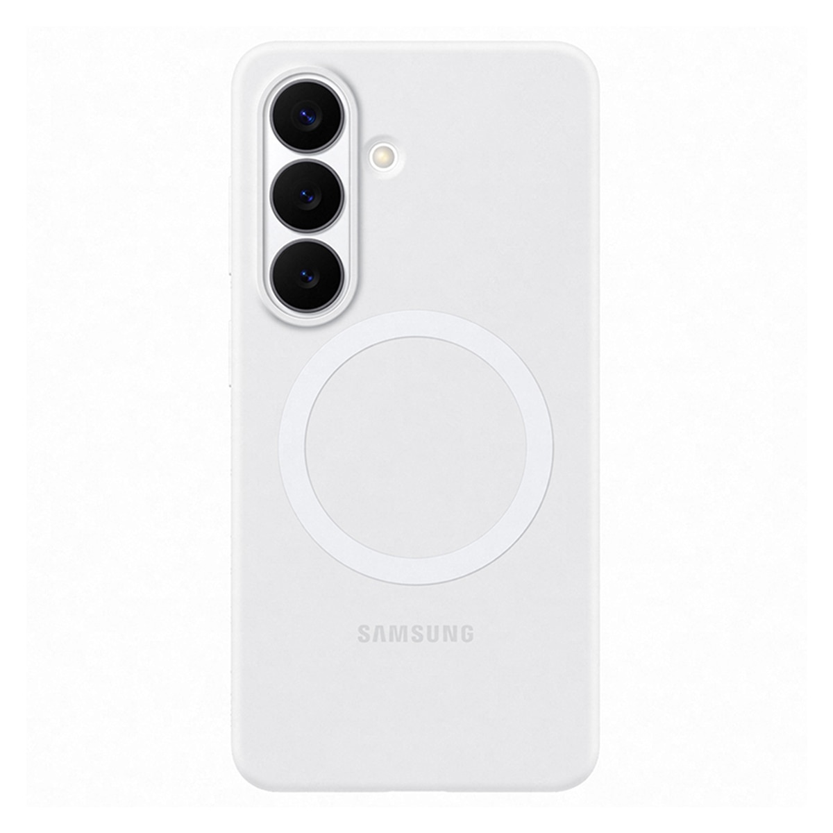Imagen 0 de Funda silicona magnética blanca para Samsung Galaxy S26