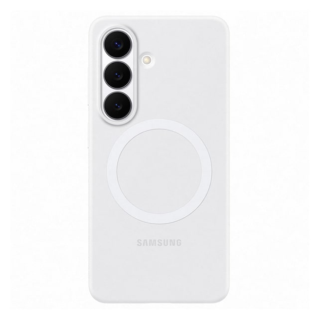 Imagen 0 de Funda silicona magnética blanca para Samsung Galaxy S26