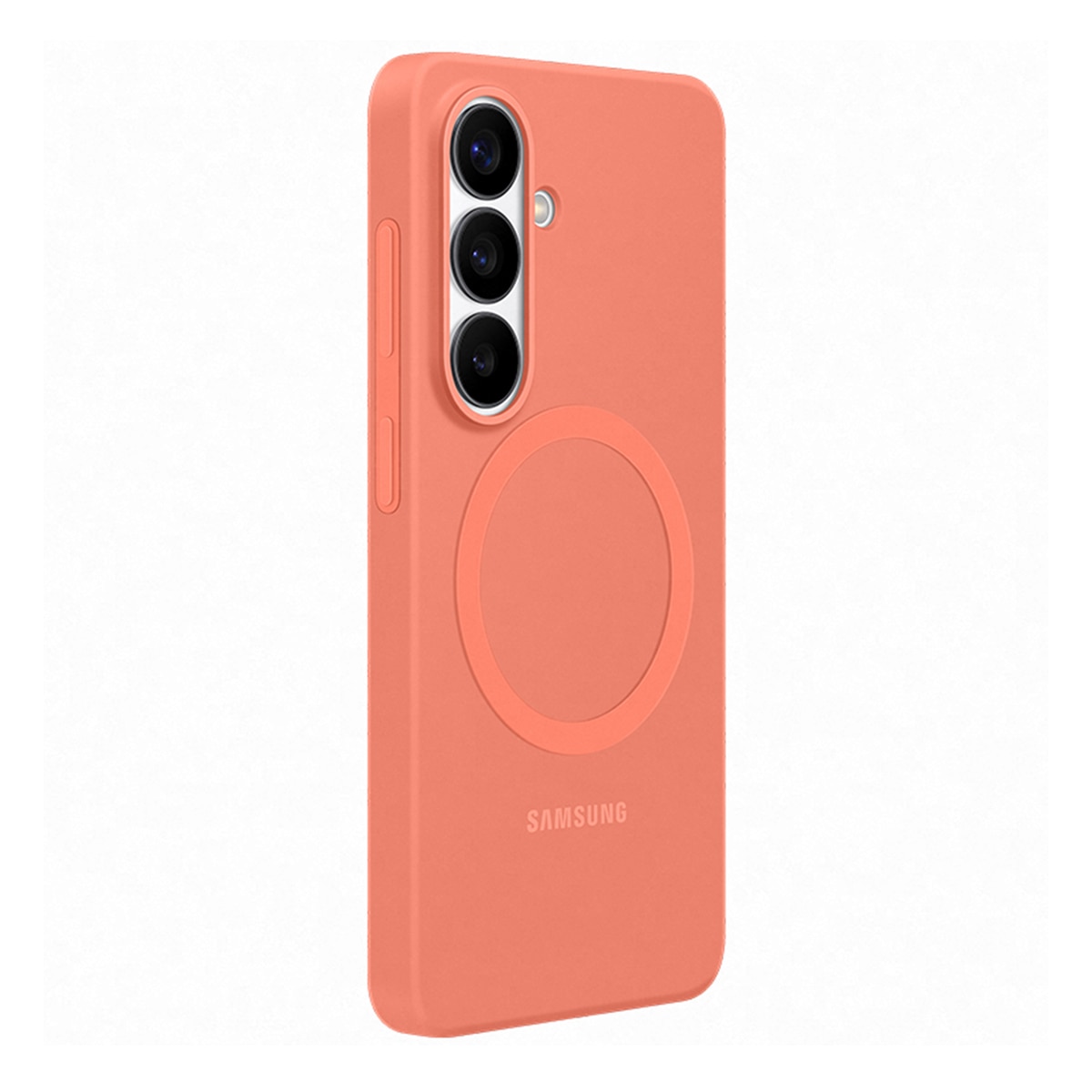 Funda silicona magnética roja para Samsung Galaxy S26+ Rojo-2