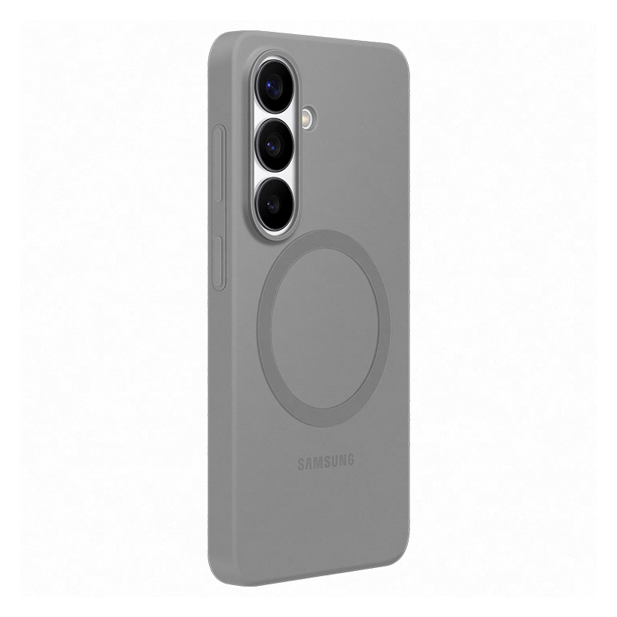 Funda silicona magnética gris para Samsung Galaxy S26+ Gris-2