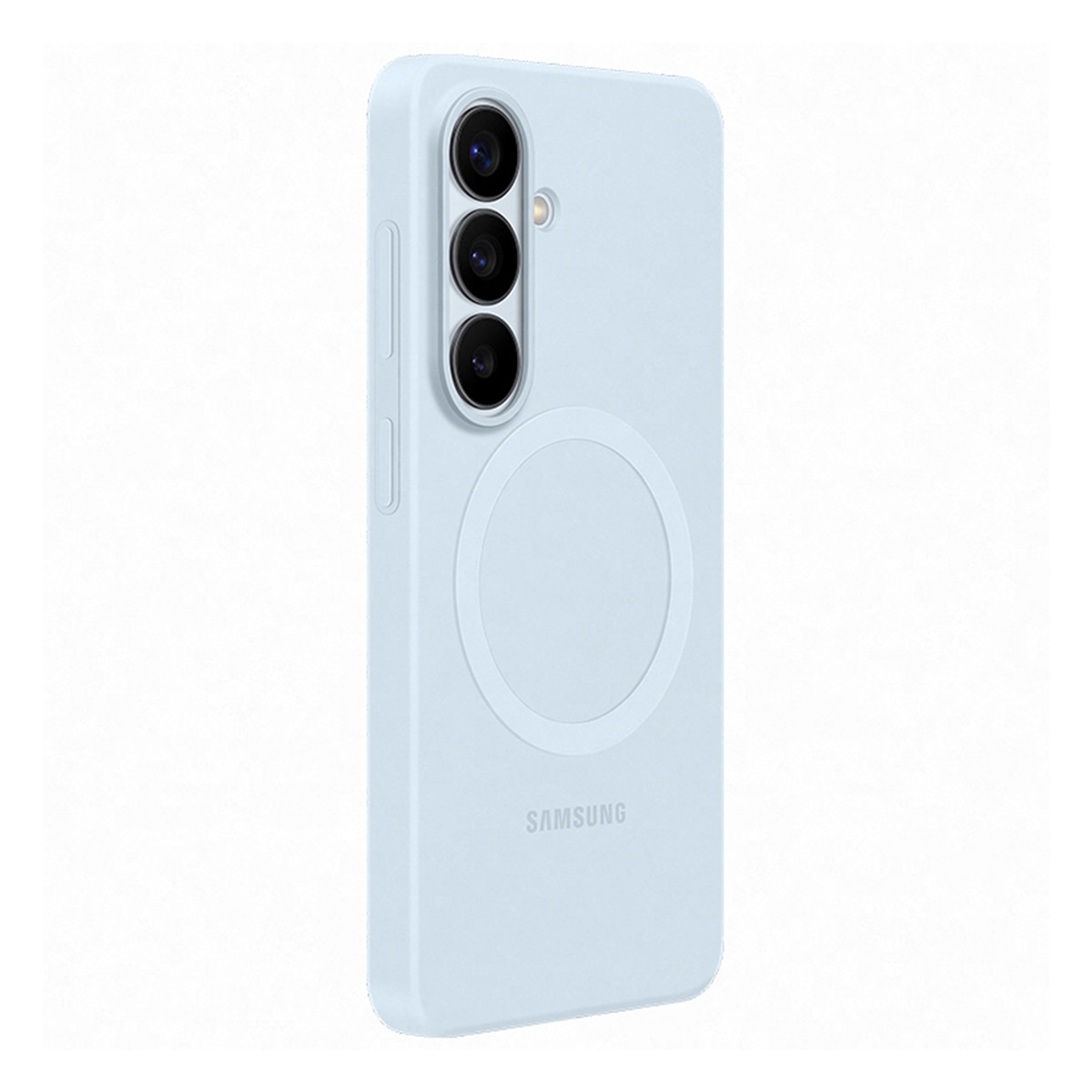 Funda silicona magnética azul claro para Samsung Galaxy S26+ Azul claro-2