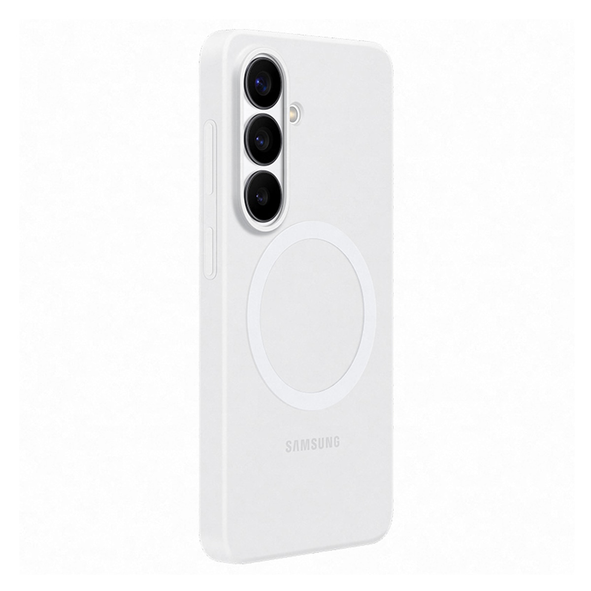 Funda silicona magnética blanca para Samsung Galaxy S26+ Blanco-2