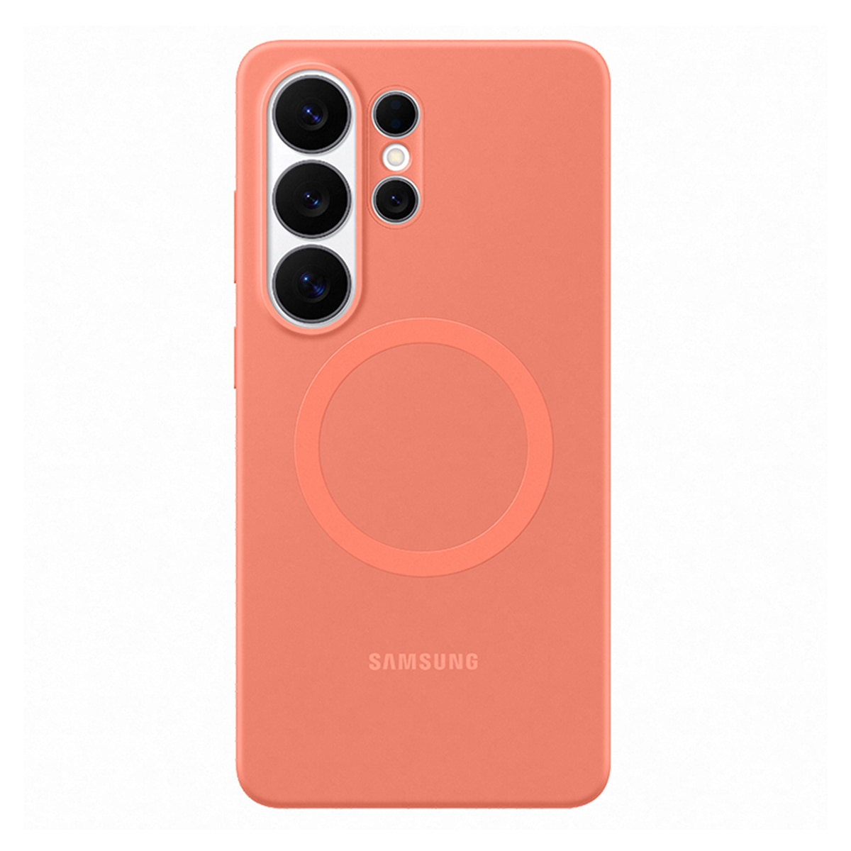 Imagen 0 de Funda silicona magnética roja para Samsung Galaxy S26 Ultra
