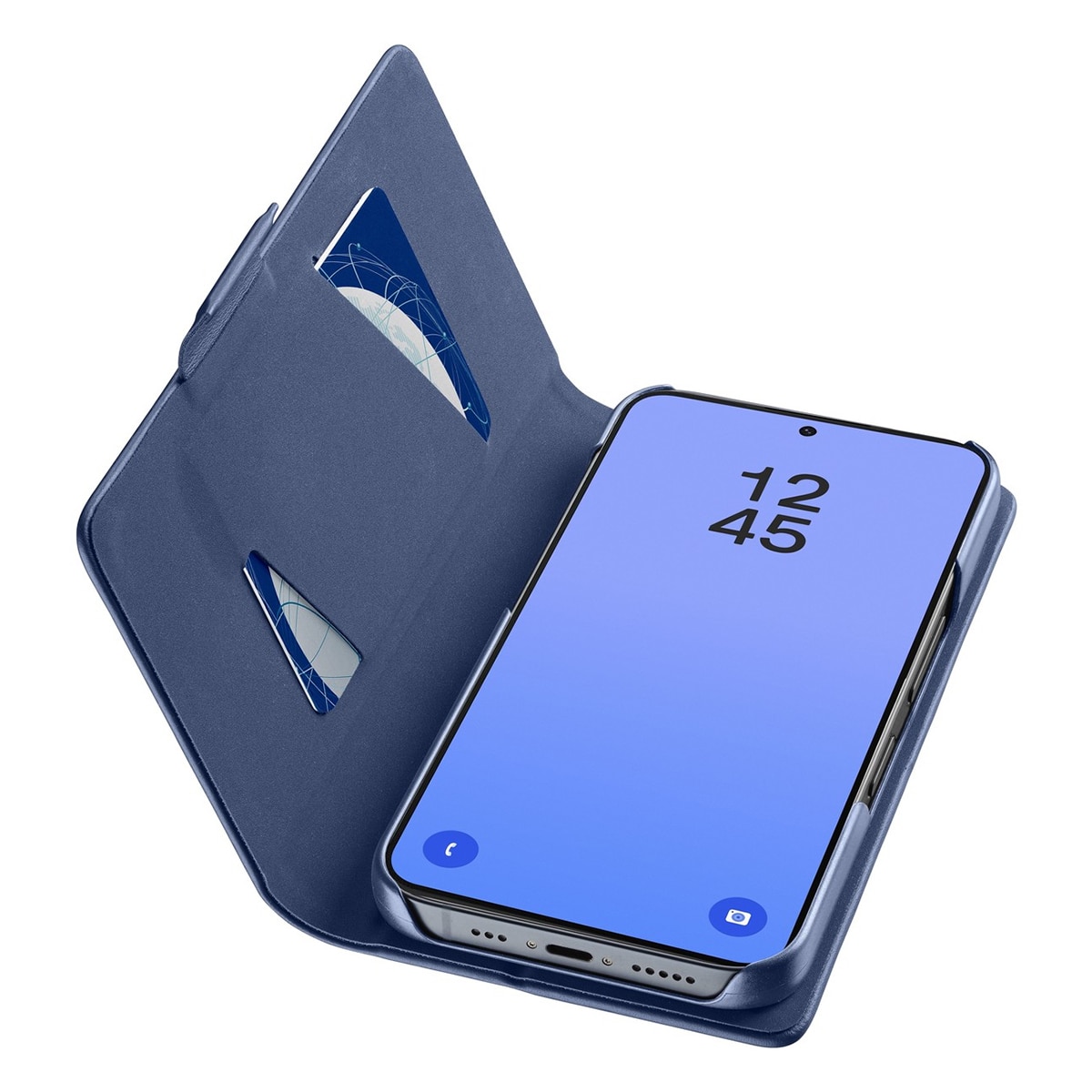 Funda Cellularline Book 3 para Samsung Galaxy S26 Ultra azul Azul-4