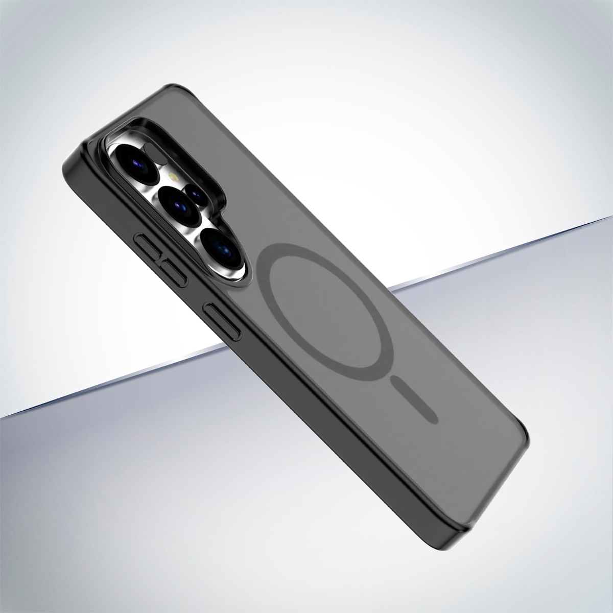 Funda Cellularline Frosty Mag para Samsung Galaxy S26 Ultra - Negro Negro-4