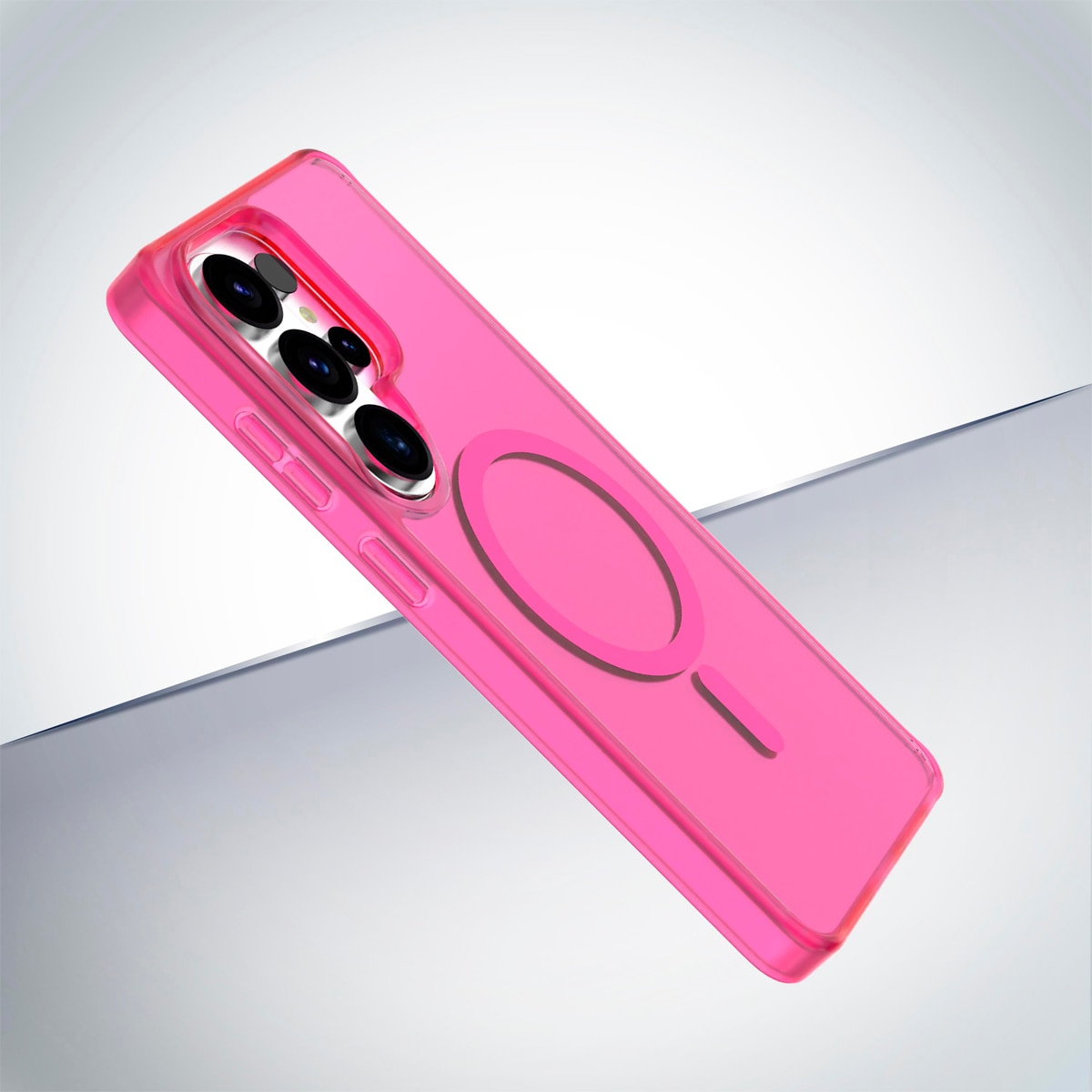 Funda Cellularline Frosty Mag para Samsung Galaxy S26 Ultra rosa Rosa-4