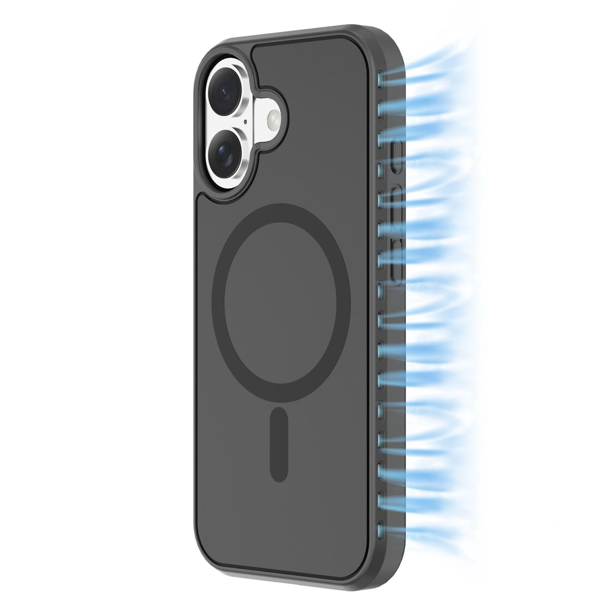 Funda Cellularline Icy Mag para iPhone 17 - Negro Negro-2