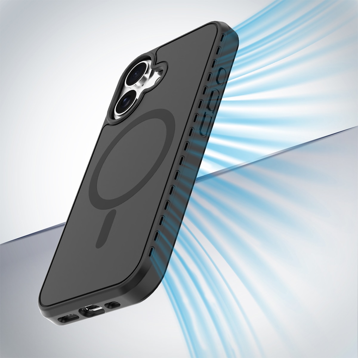 Funda Cellularline Icy Mag para iPhone 17 - Negro Negro-3