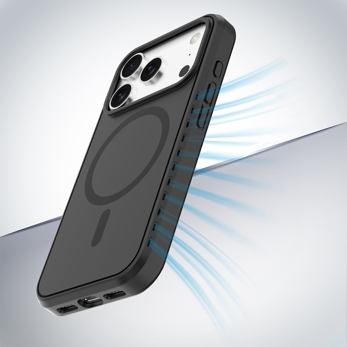 Funda Cellularline Icy Mag para iPhone 17 Pro Max negro Negro-3