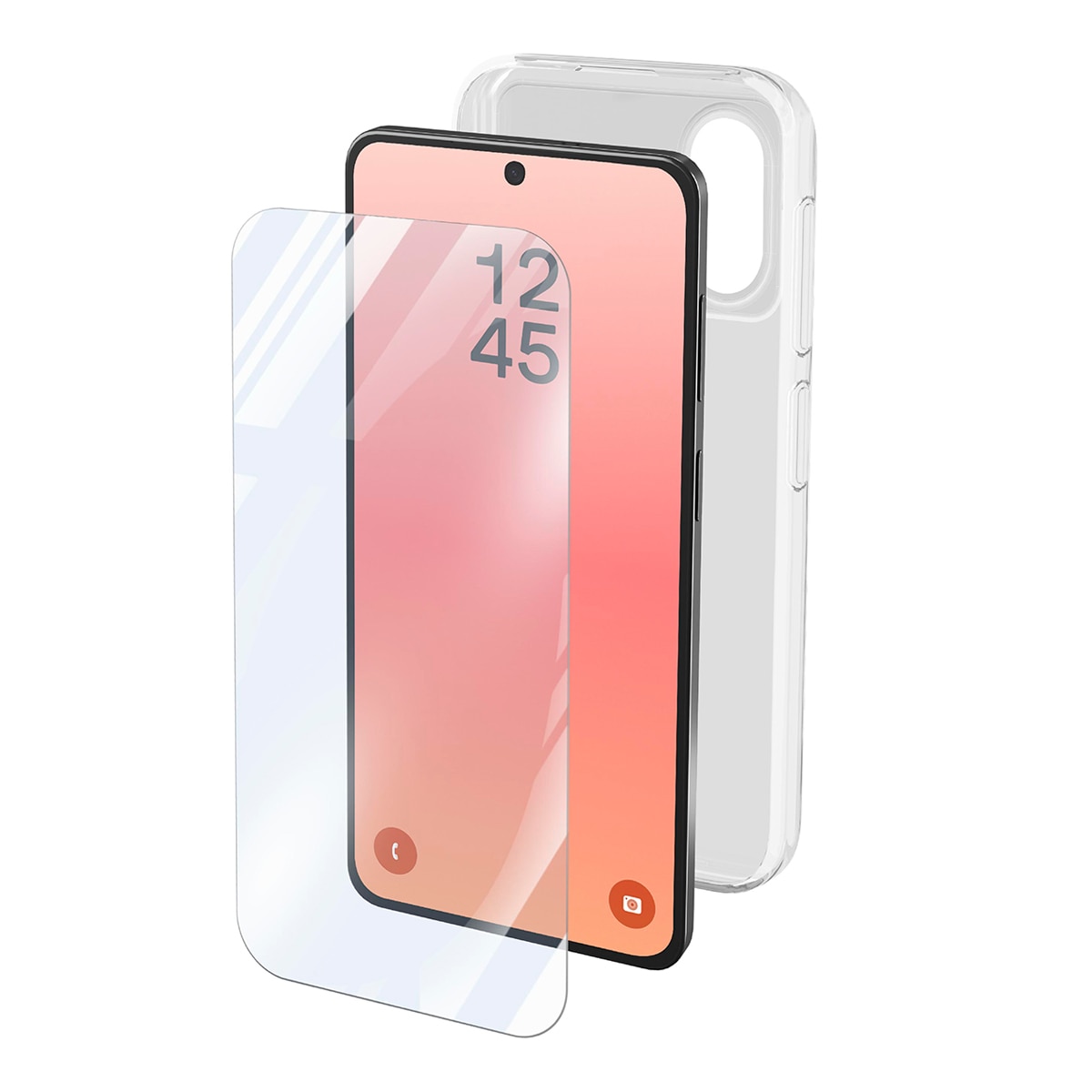 Imagem 0 de Capa Cellularline + Protetor de Ecrã para Samsung Galaxy S26+ - Transparente