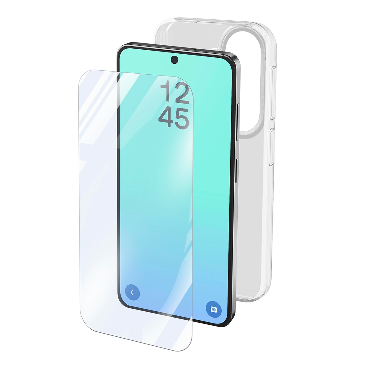 Imagen 0 de Kit de Funda Cellularline + protector de pantalla para Samsung Galaxy S26 transparente