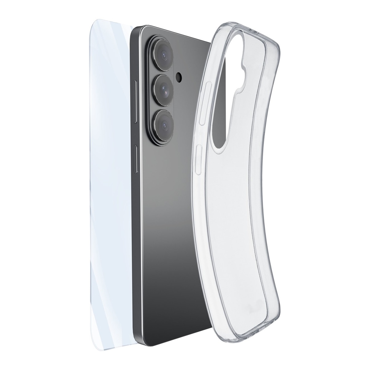 Kit de Funda Cellularline + protector de pantalla para Samsung Galaxy S26 transparente Transparente-2