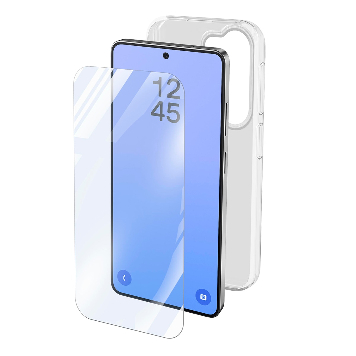 Imagen 0 de Kit de Funda Cellularline + protector de pantalla para Samsung Galaxy S26 Ultra transparente