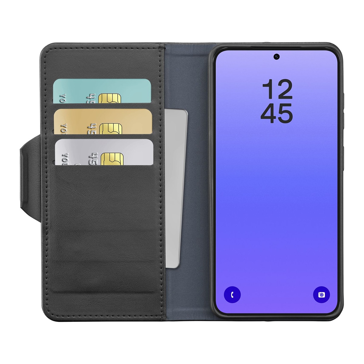 Funda Cellularline Book Agenda 2 negro para Samsung Galaxy A37 Negro-3
