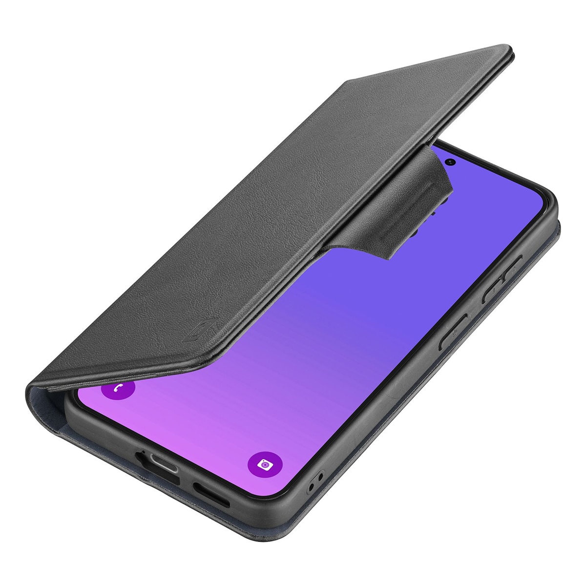 Funda Cellularline Book Agenda 2 negro para Samsung Galaxy A57 Negro-4
