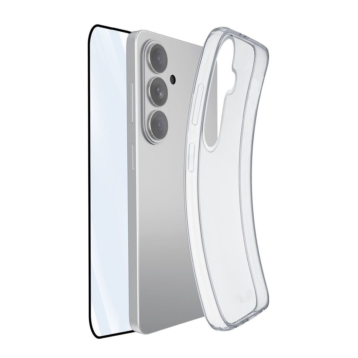 Funda + Protector de pantalla Cellularline para Samsung Galaxy A57 Transparente-2