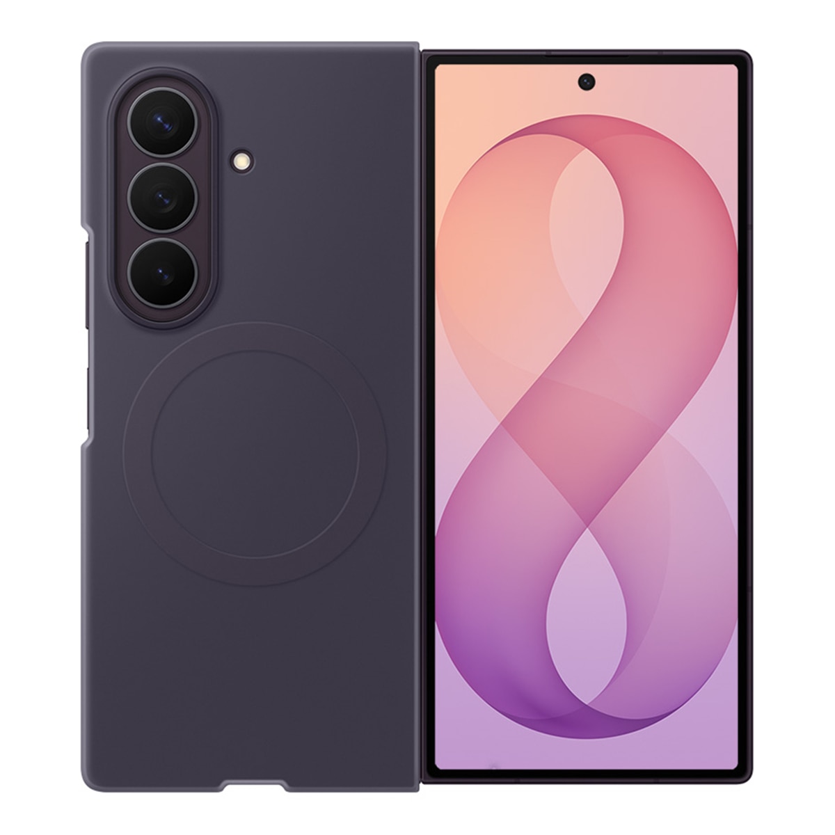 Imagem 0 de Capa Magnética de Silicone Z Fold8 Ultra Violeta