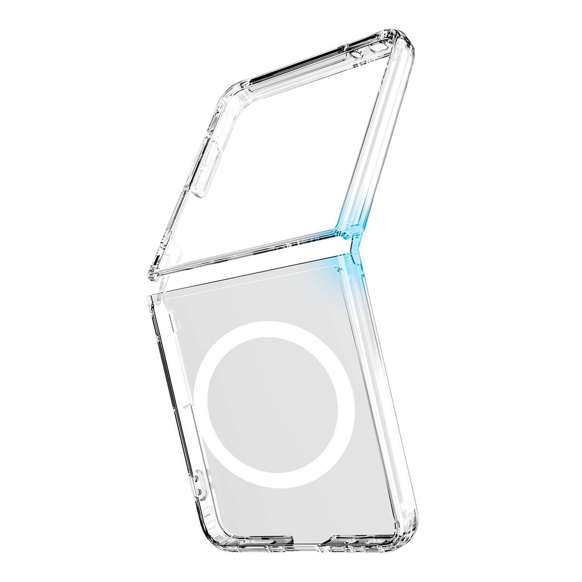 Funda Cellularline Impact Clear Mag para Samsung Galaxy Z Flip8 - Transparente Transparente-1