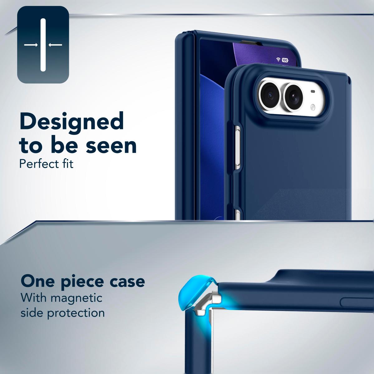 Funda Cellularline Sensation Mag para iPhone Duo - Negro Negro-2