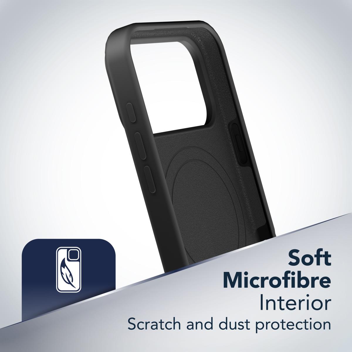 Funda Cellularline Sensation Mag para iPhone 18 Pro Max - Negro Negro-4