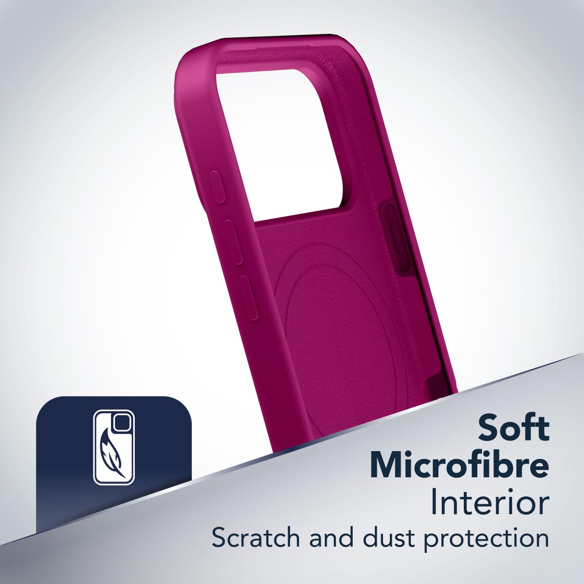 Funda Cellularline Sensation Mag para iPhone 18 Pro Max - Rosa Rosa-4