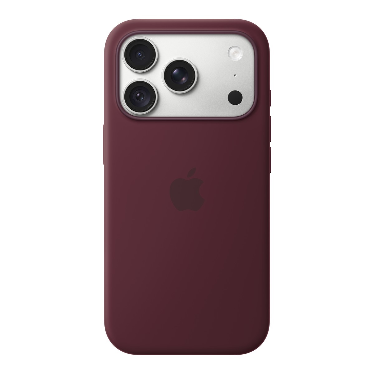 Funda de silicona Apple con MagSafe para el iPhone 18 Pro - Burdeos Burdeos-2