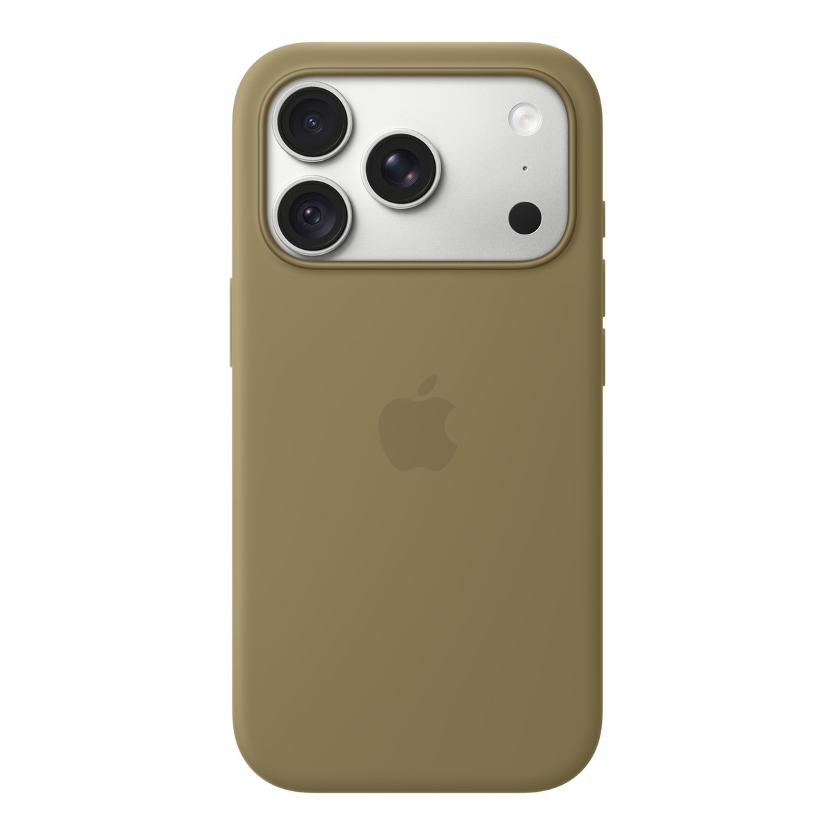 Funda de silicona Apple con MagSafe para el iPhone 18 Pro - Verde Oliva Verde Oliva-1