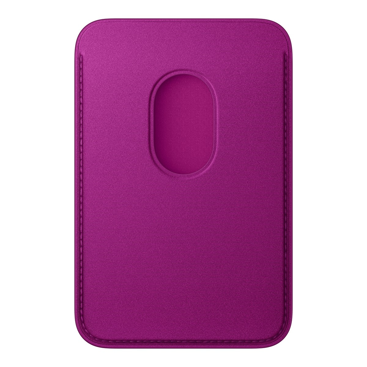 Carteira Entrançado Fina com MagSafe para iPhone Magenta-2