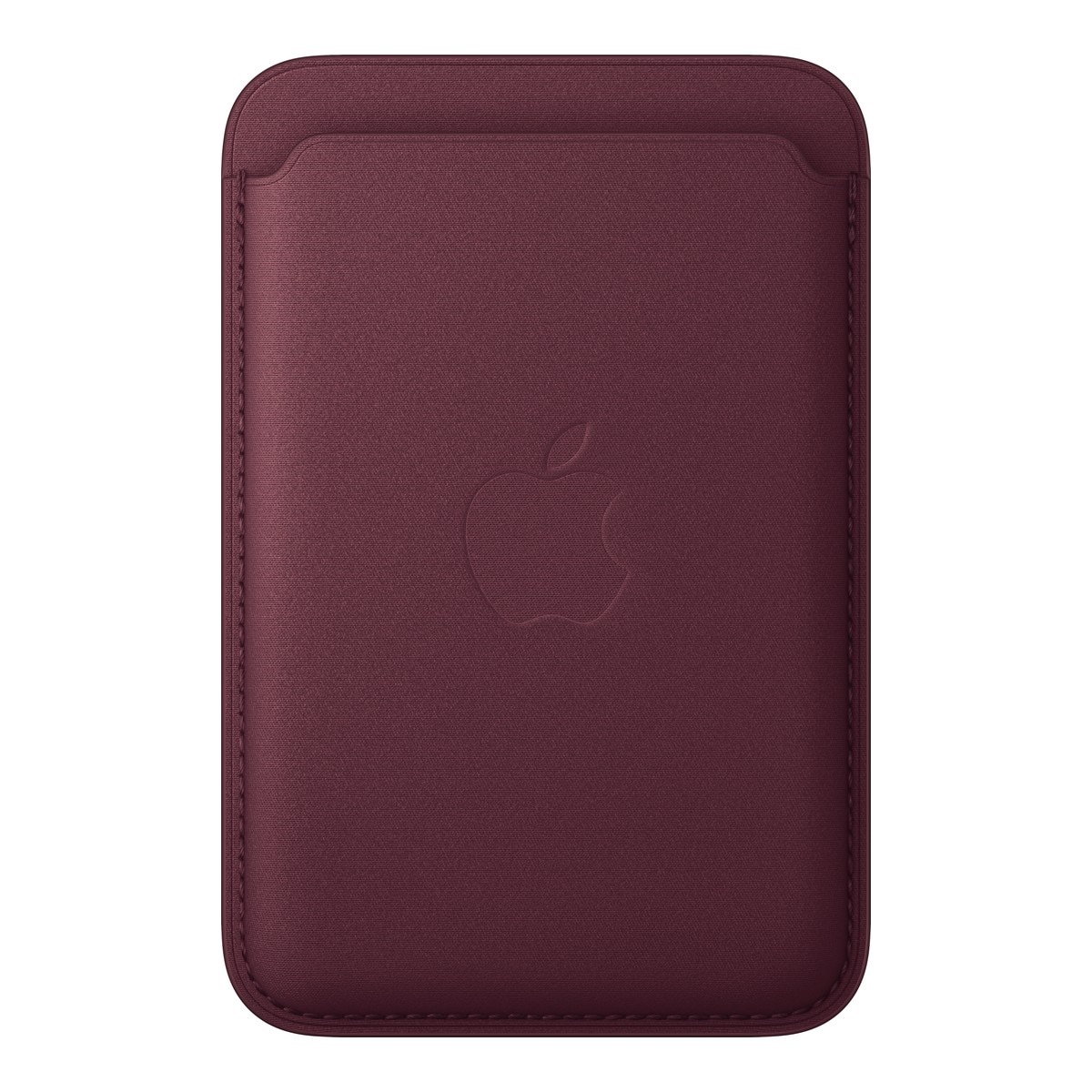 Carteira Entrançado Fina com MagSafe para iPhone Bordeaux-1