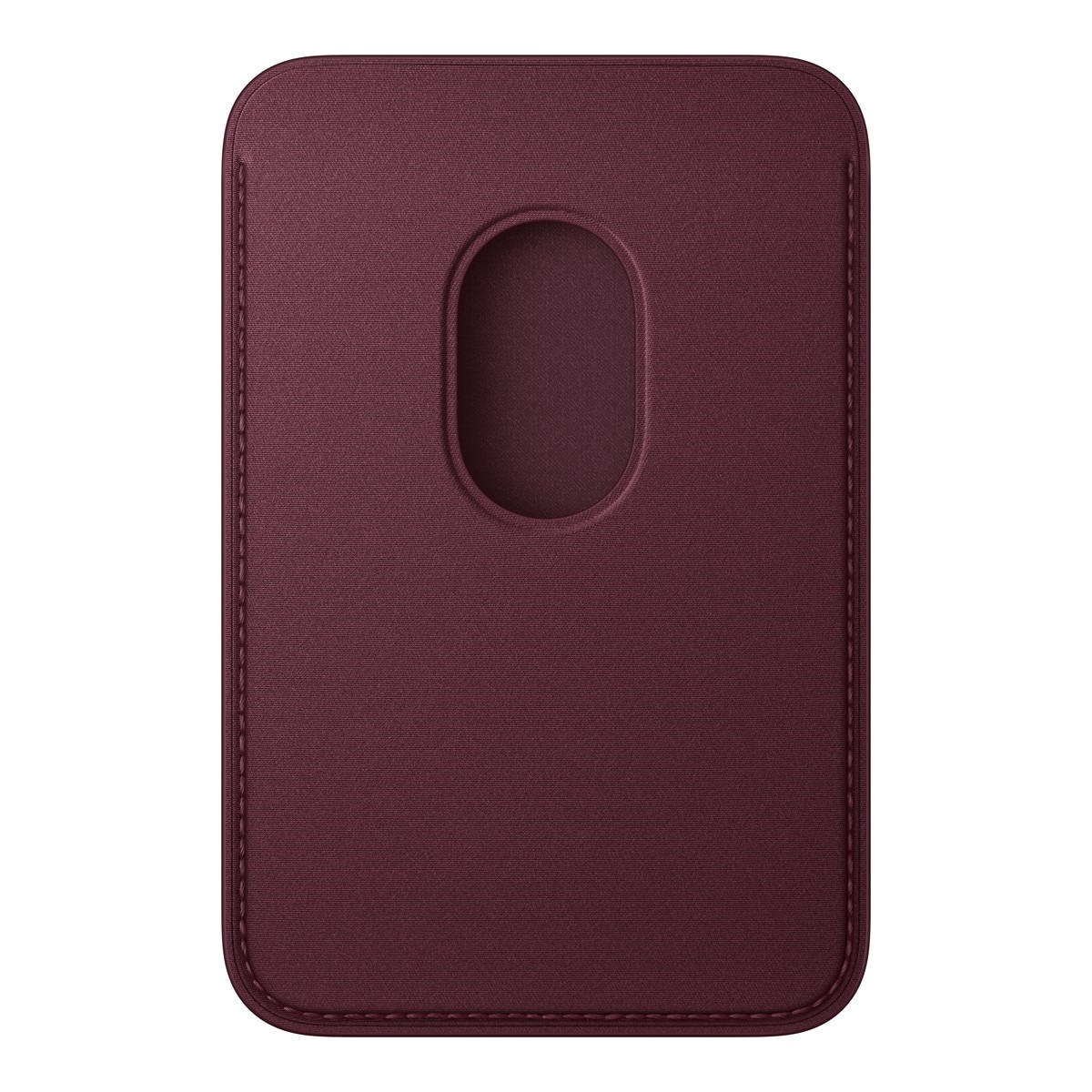 Carteira Entrançado Fina com MagSafe para iPhone Bordeaux-2