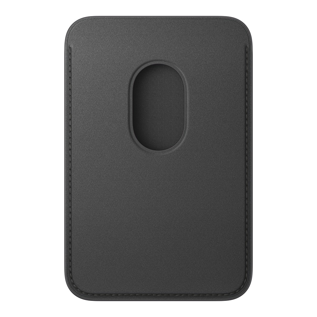 Carteira Entrançado Fina com MagSafe para iPhone Preto-2