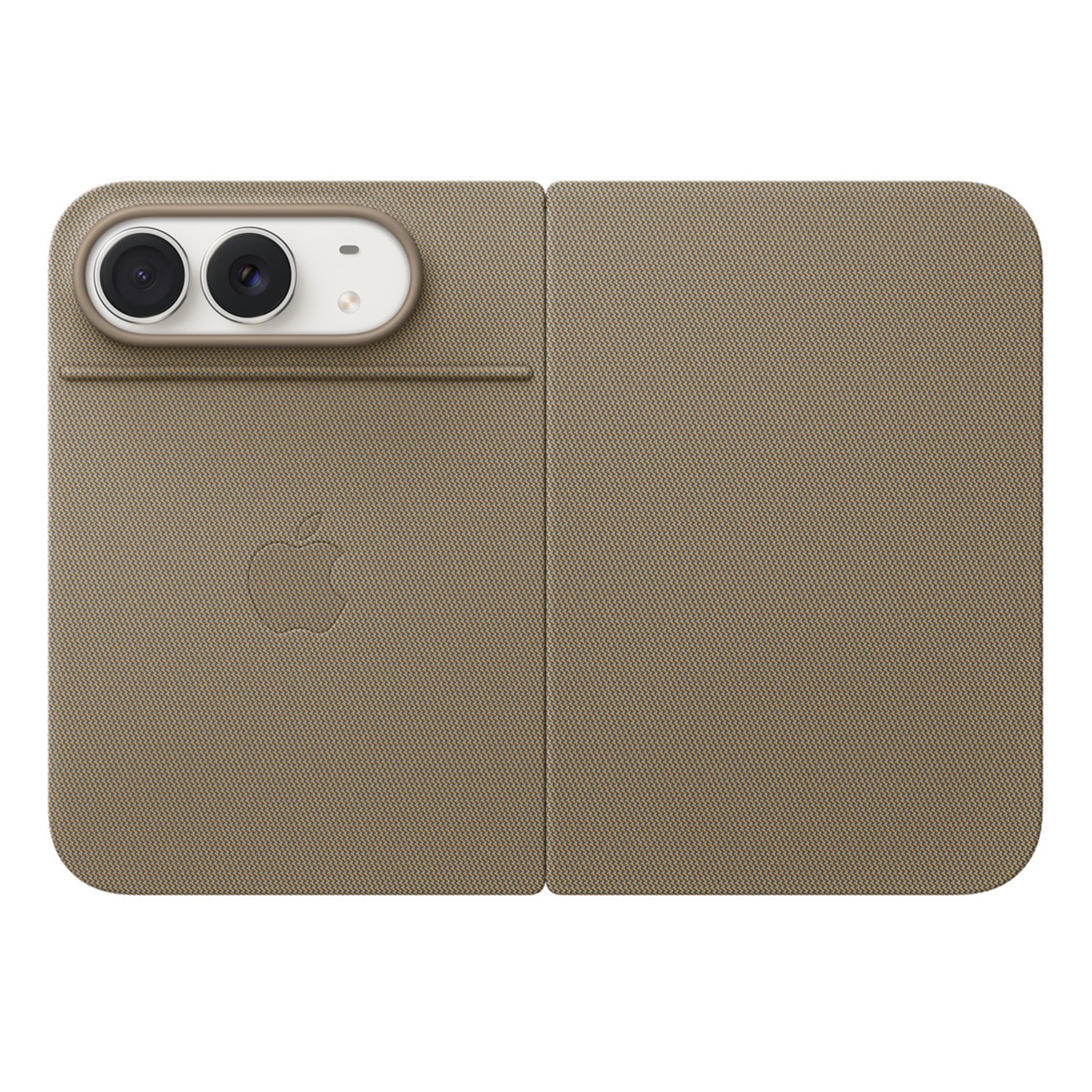 Funda Apple Folio con soporte Marrón topo para el iPhone Duo Marrón topo-3
