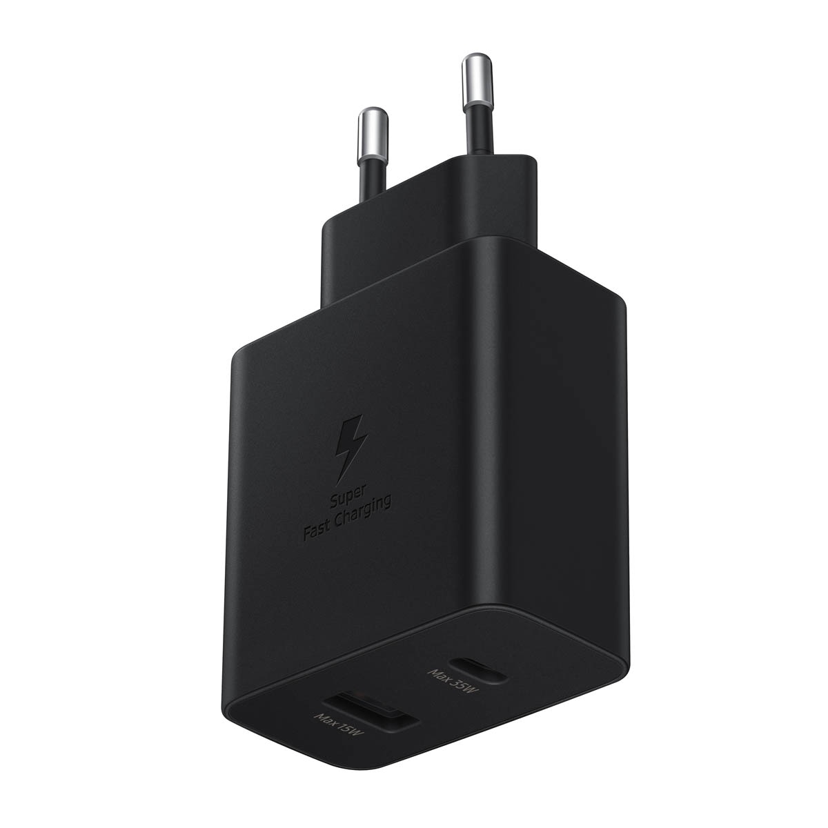 Cargador de red USB dual Samsung negro Negro-2