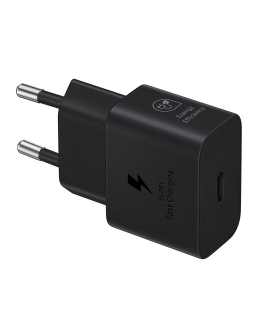 Carregador de 25 W com Cabo - Preto Preto-1