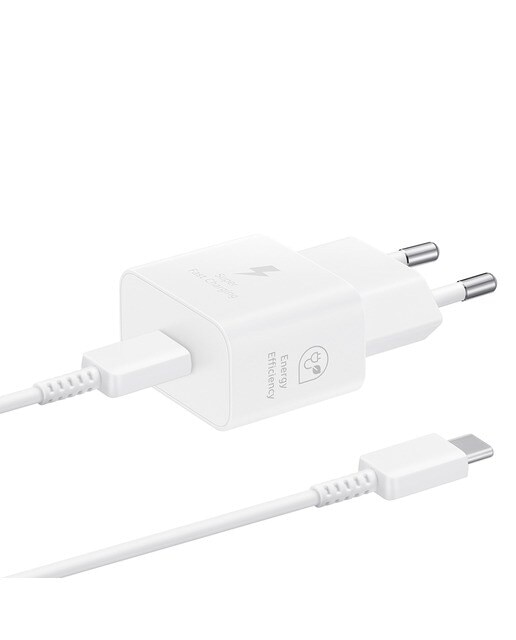 Carregador de 25 W com Cabo Branco Branco-2