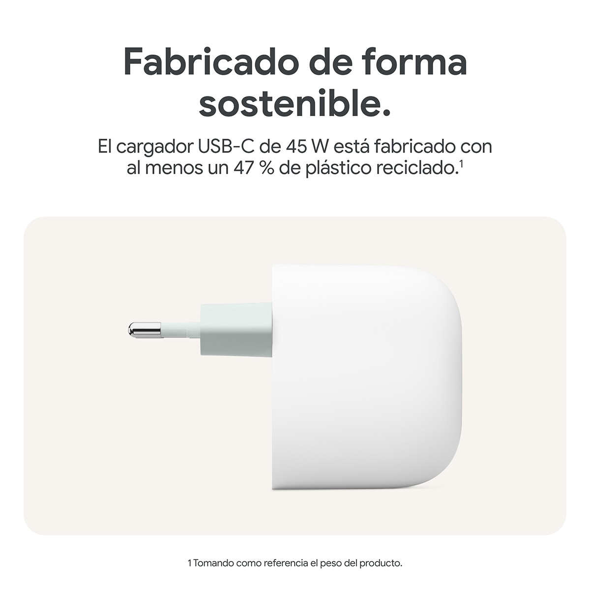 Cargador Google USB-C 45W - Blanco Blanco-6