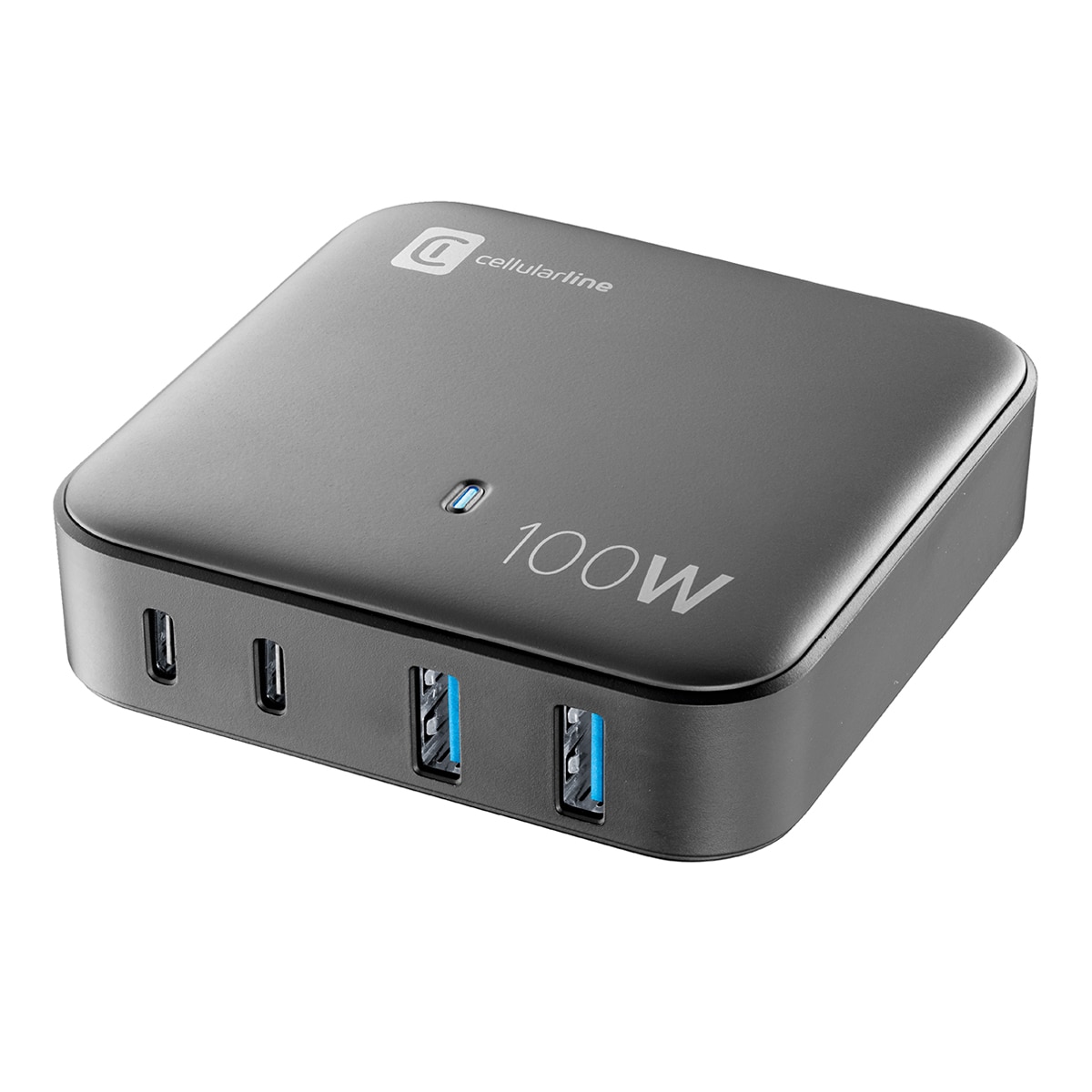 Imagen 0 de Cargador de red Cellullar Line GaN 100W con 4 puertos