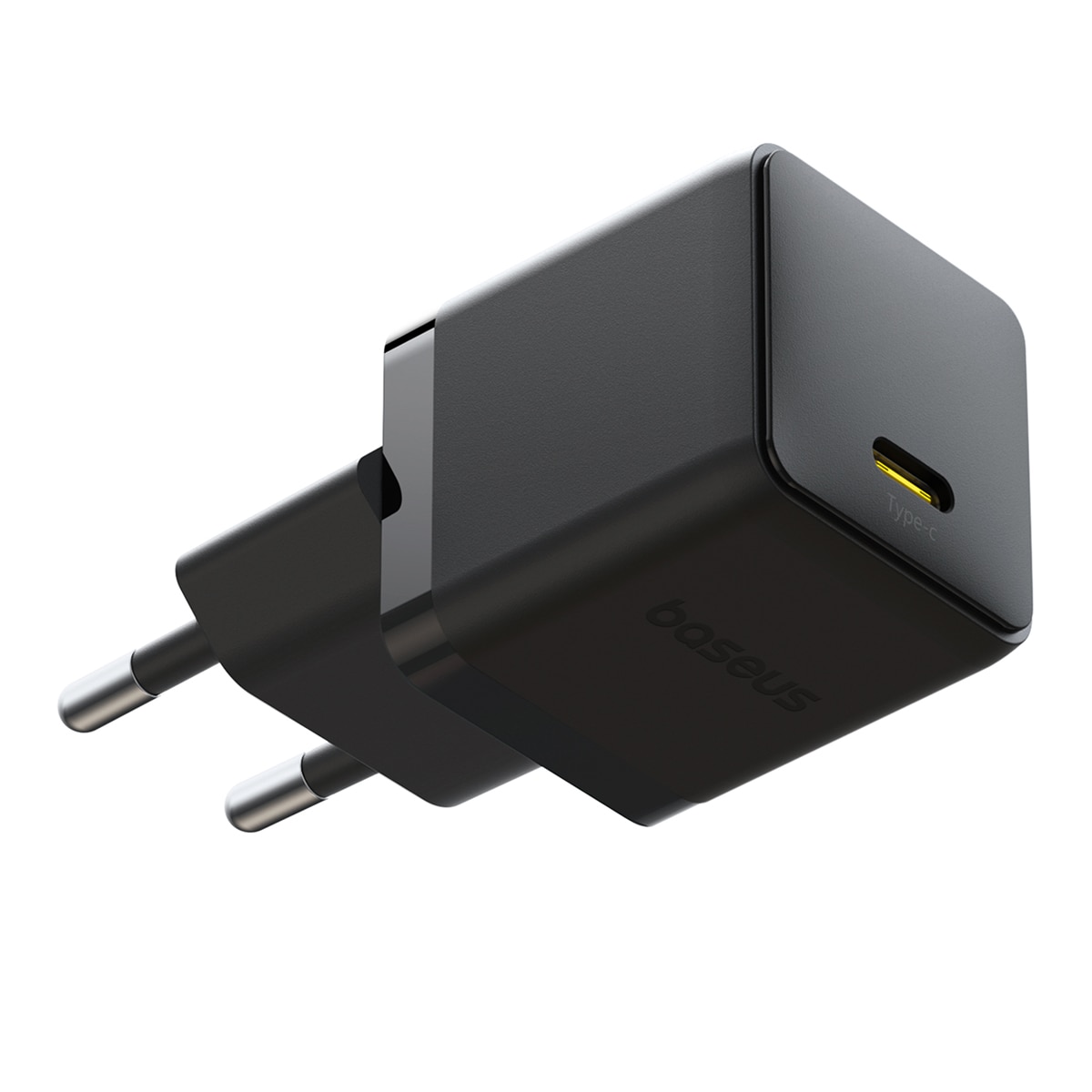 Imagen 0 de Cargador de pared rápido Baseus Palm USB-C 20W (Incluye Cable USB-C a USB-C 1m) Negro