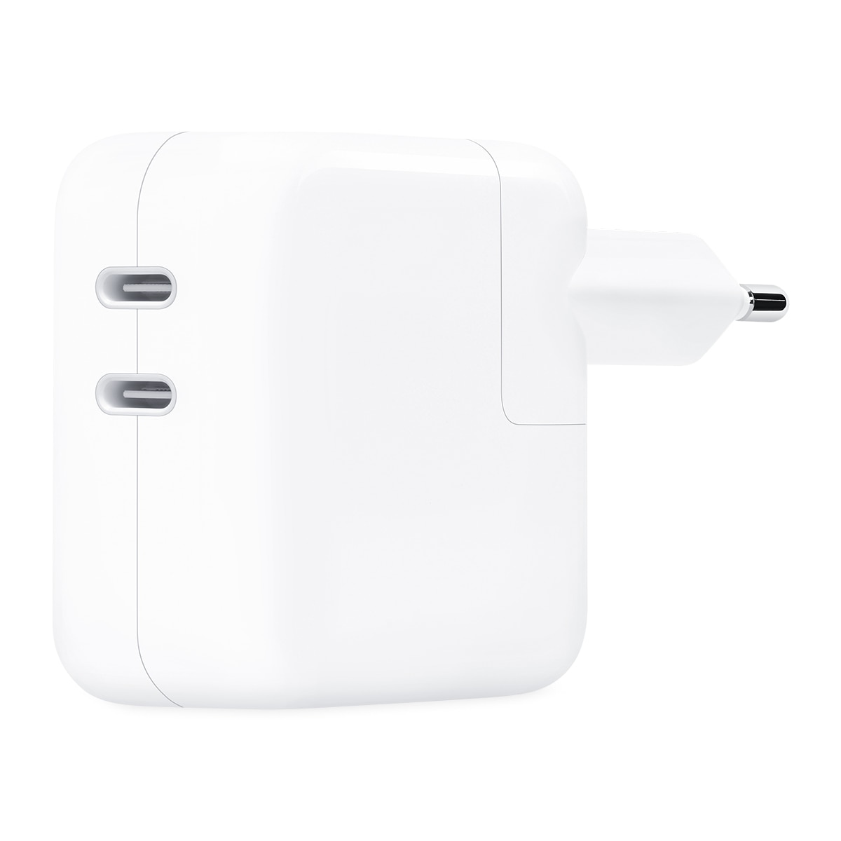Apple - Adaptador de corriente Apple con dos puertos USB-C de 35 W.