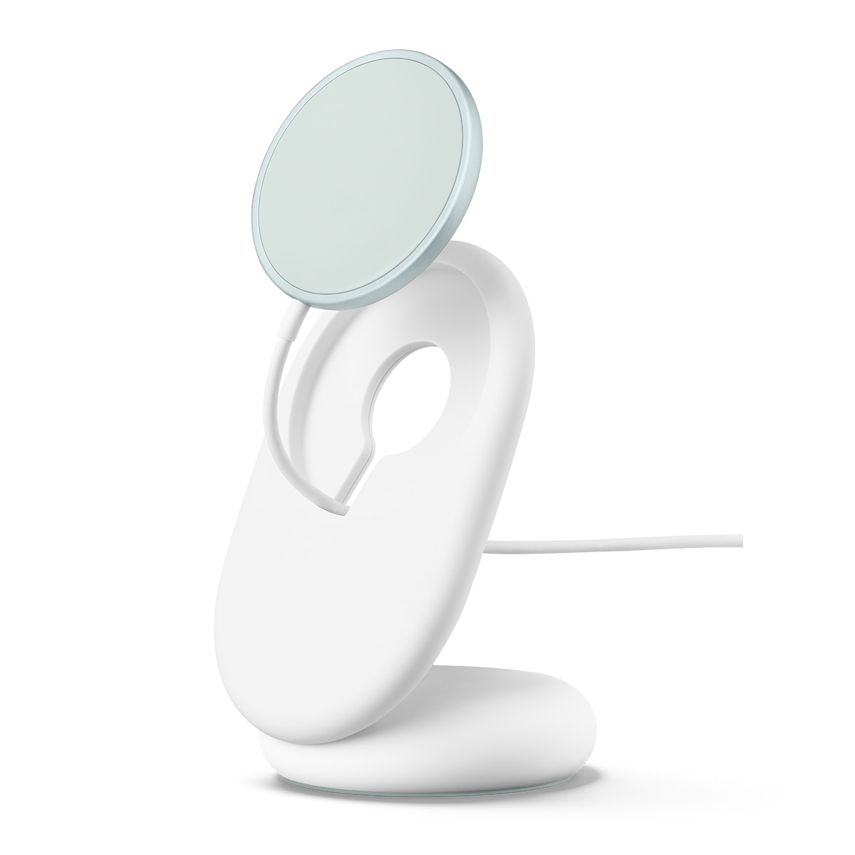 Cargador Google Pixelsnap con soporte, blanco Blanco-3