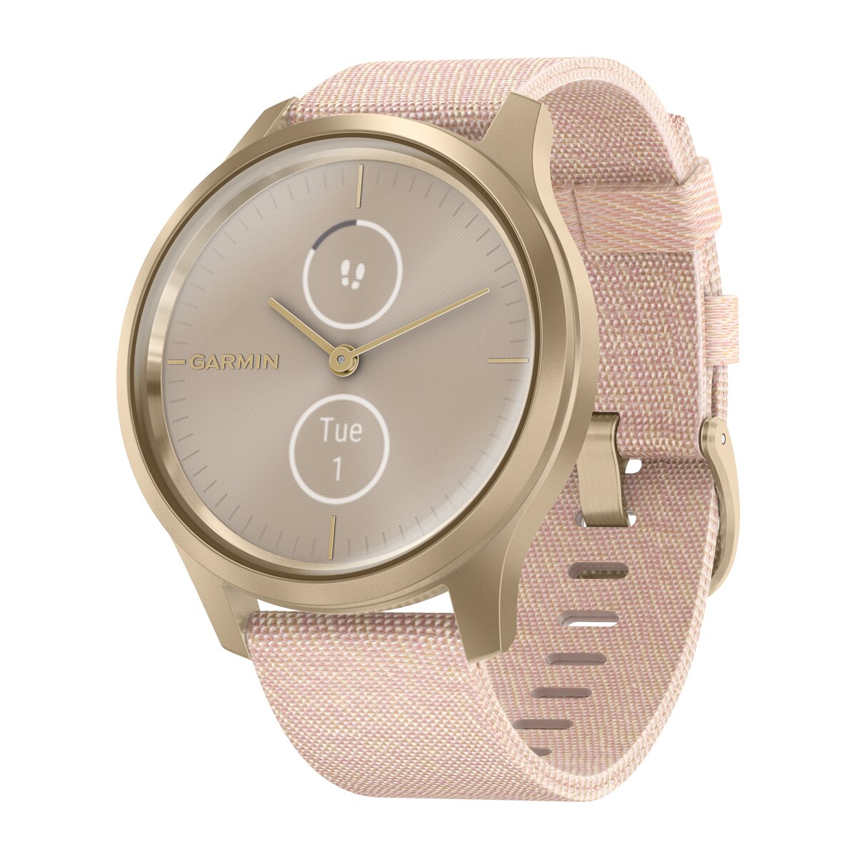 Garmin - Reloj inteligente Smartwatch Garmin Vivomove Style Champagne-Rosa.