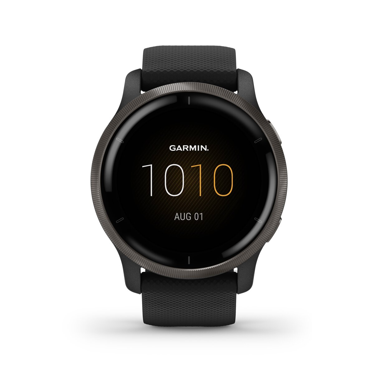 Garmin - Reloj GPS Garmin Venu 2 con caja color nergo y correa de silicona negra Smartwatch.